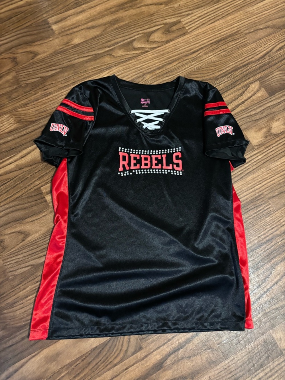 UNLV Running Rebels Woman’s Laced Up Game Day Jersey * Large